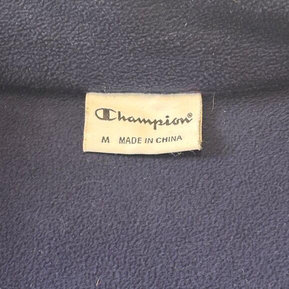 Champion Gray Poly Zip up Jacket Cedarville University Adult M - Picture 3 of 6